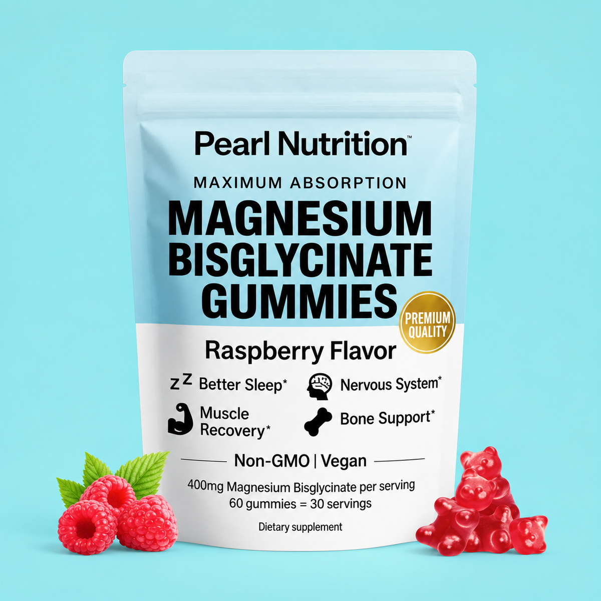 Pearl Nutrition Magnesium Bisglycinate Gummies