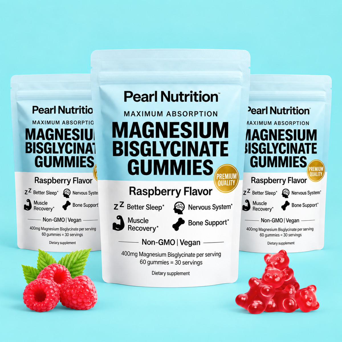 Pearl Nutrition Magnesium Bisglycinate Gummies