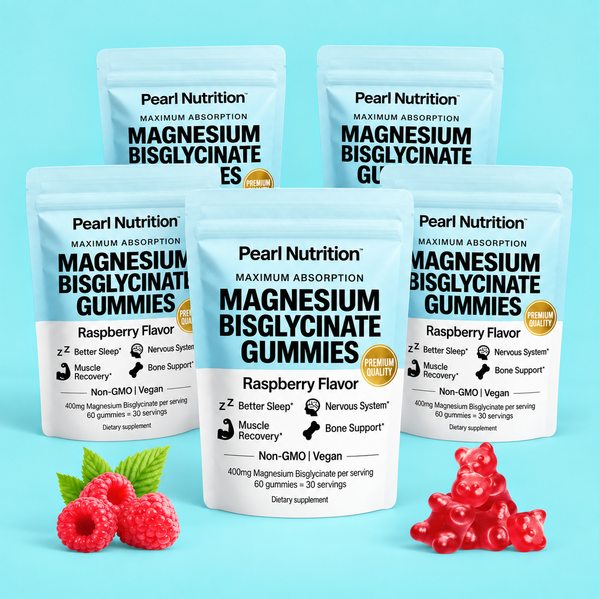 Pearl Nutrition Magnesium Bisglycinate Gummies